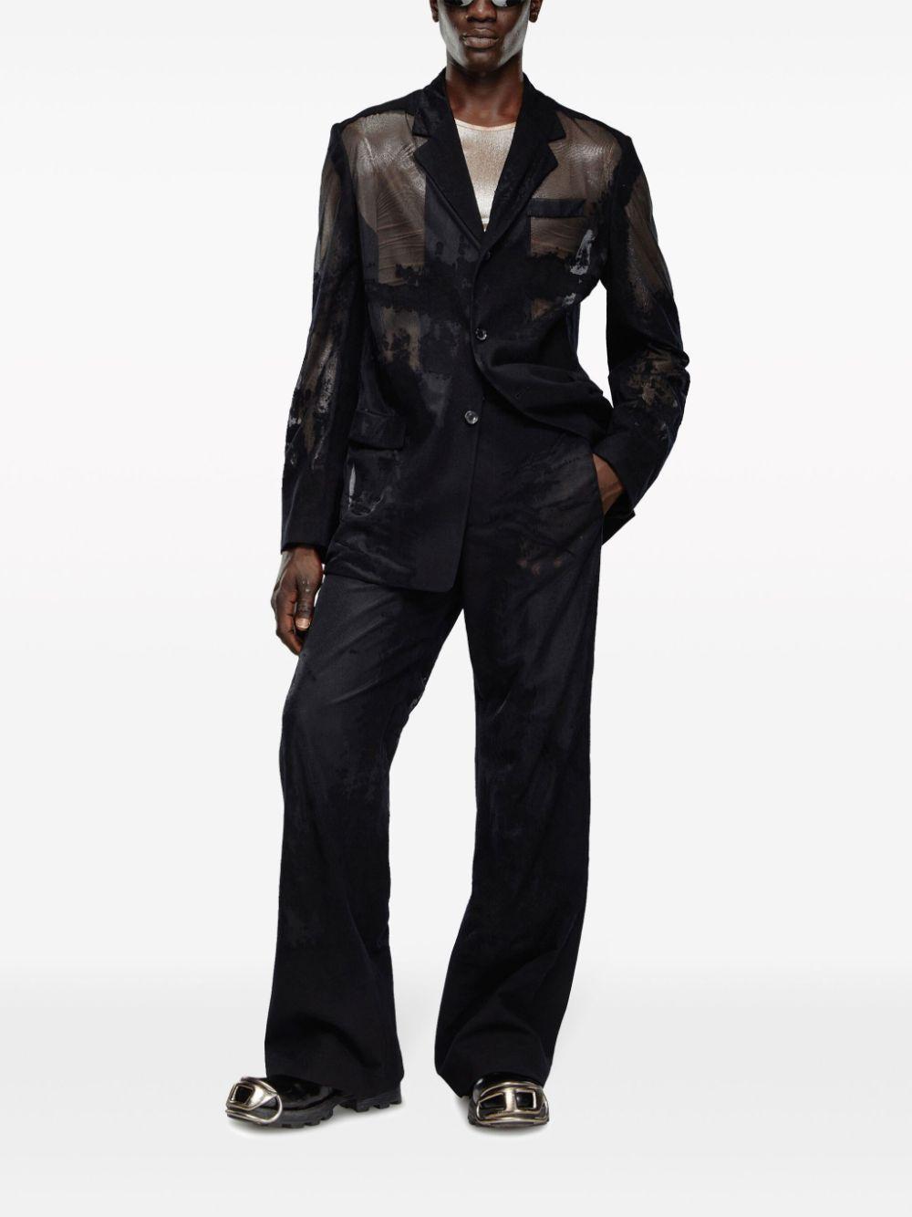 P-stanly-a Straight-leg Trousers In Black Product Image