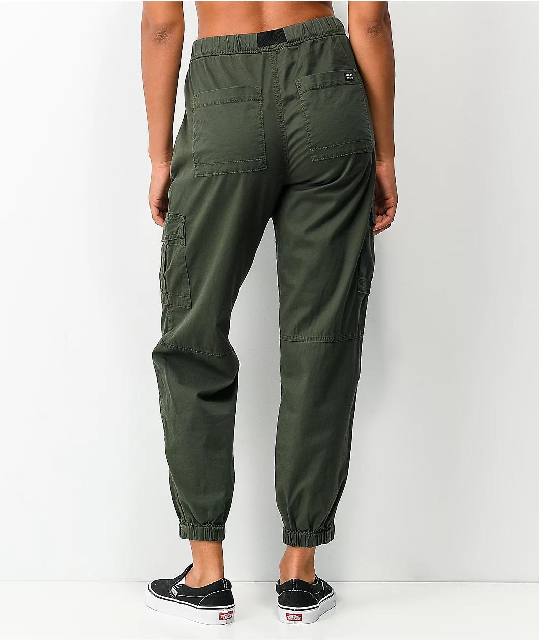 Unionbay Vaughn Green Cargo Jogger Pants Product Image