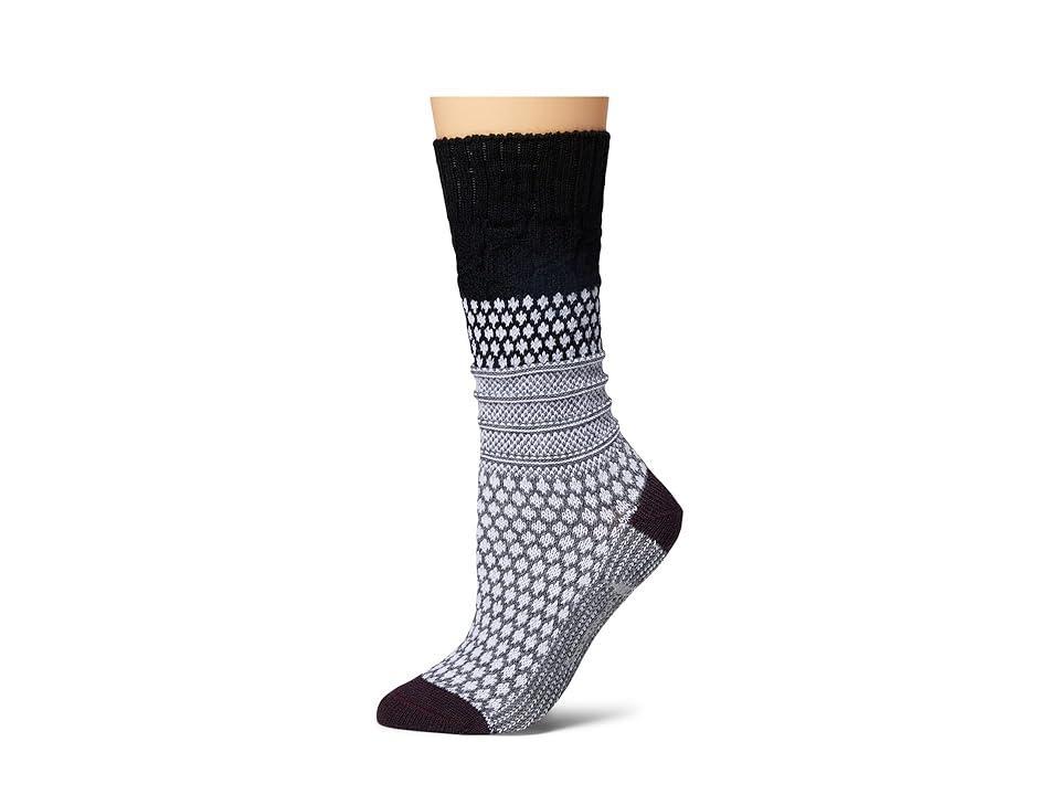 Smartwool Everyday Popcorn Cable Crew Socks (Natural Donegal) Women's No Show Socks Shoes Product Image