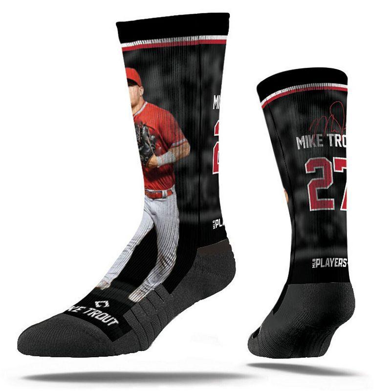 Strideline Mike Trout Los Angeles Angels Walk Off Premium Full Sub Crew Socks, Mens Product Image