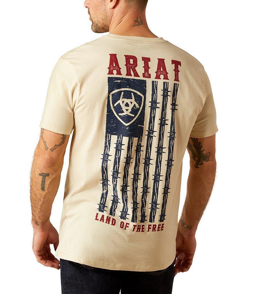 Ariat Barbed Flag Short Sleeve Graphic T-Shirt Product Image