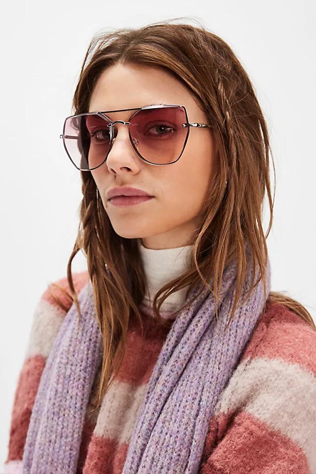 Paloma Oversized Aviator Sunglasses Product Image