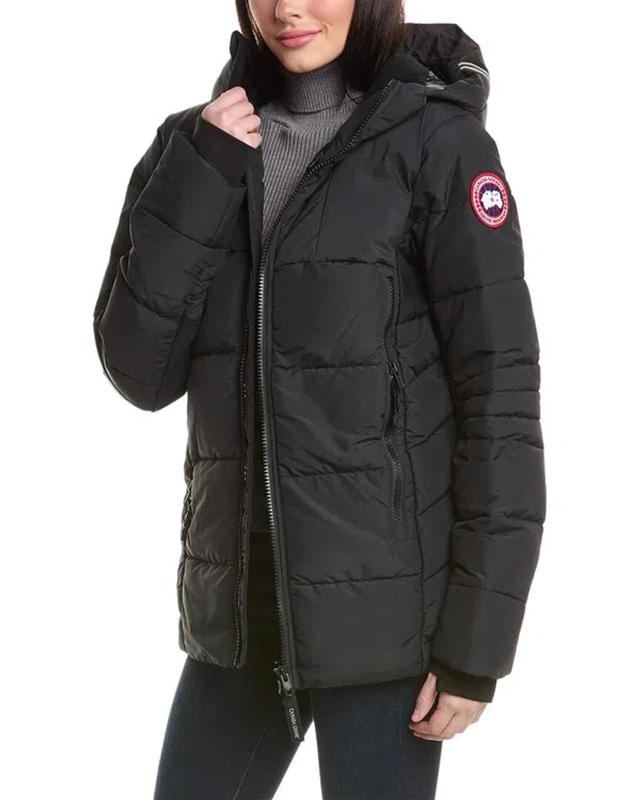 CANADA GOOSE Hybridge Coat In Black Product Image