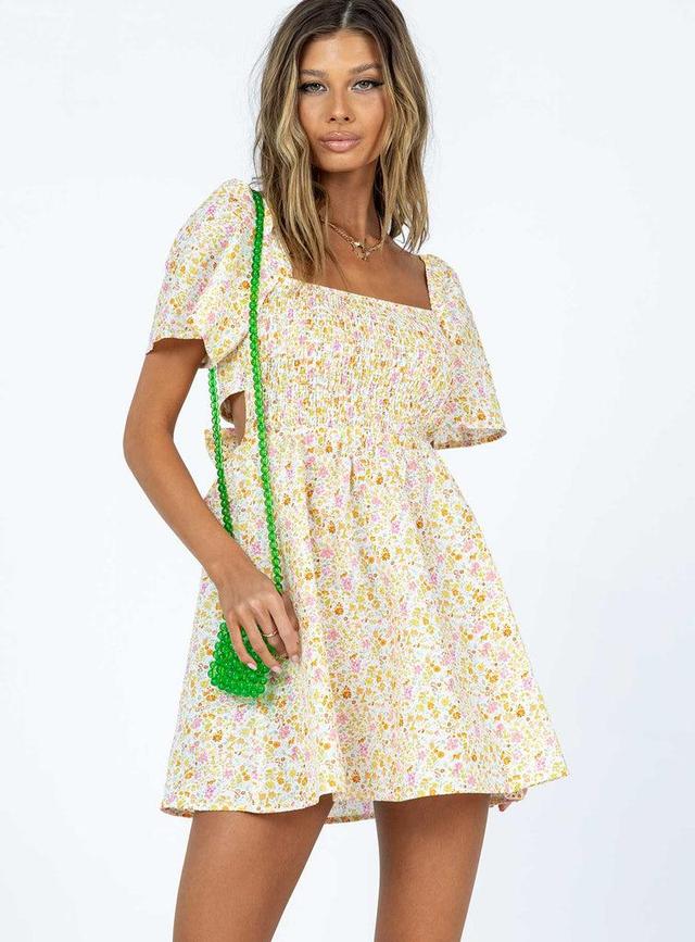 Summer Nights Mini Dress Floral Product Image