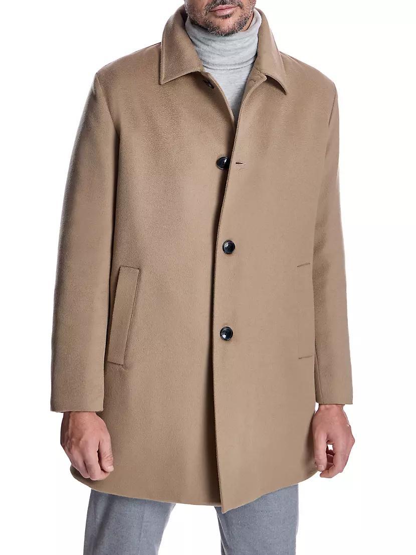 Lined Wool Car Coat Product Image