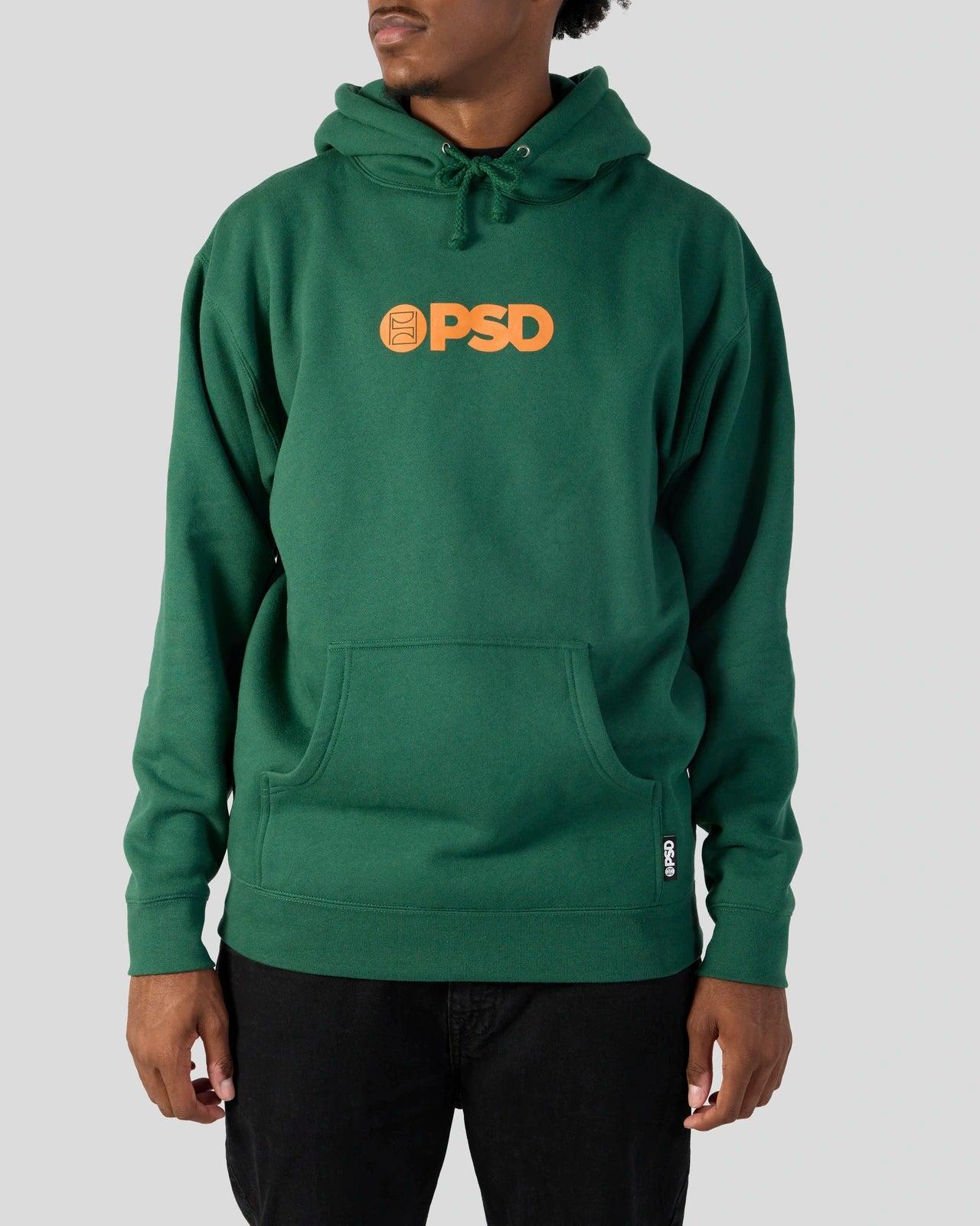 PSD Green Hoodie Male Product Image