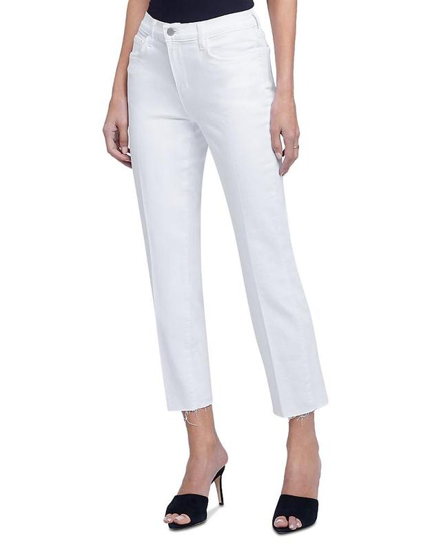 Womens Sada High-Rise Crop Slim Straight Jeans Product Image