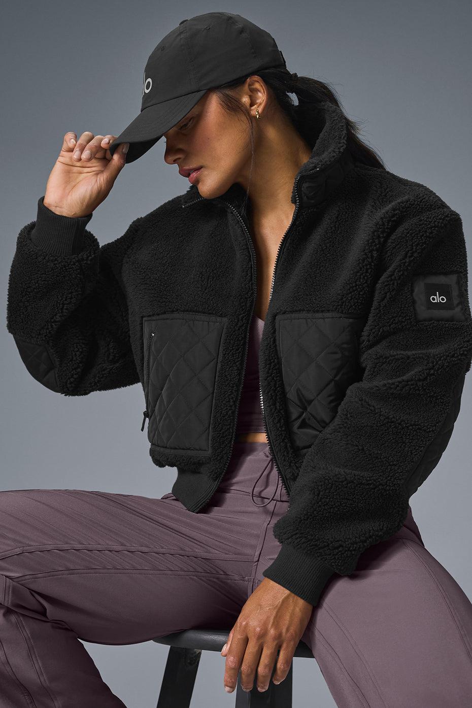 Sherpa Edge Bomber - Black Female Product Image