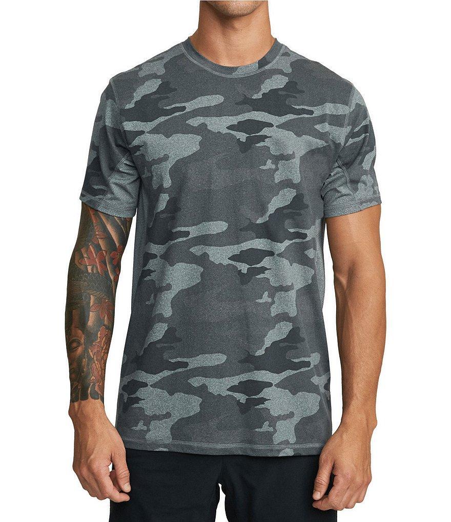 RVCA VA Sport Vent Short-Sleeve Camo Printed Training T-Shirt Product Image