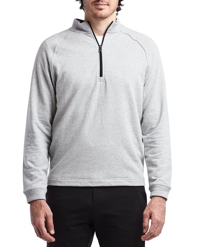 Mens Mid-Weight French Terry 1/2-Zip Sweatshirt Product Image