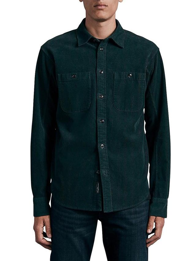 Mens Gus Corduroy Long-Sleeve Shirt Product Image