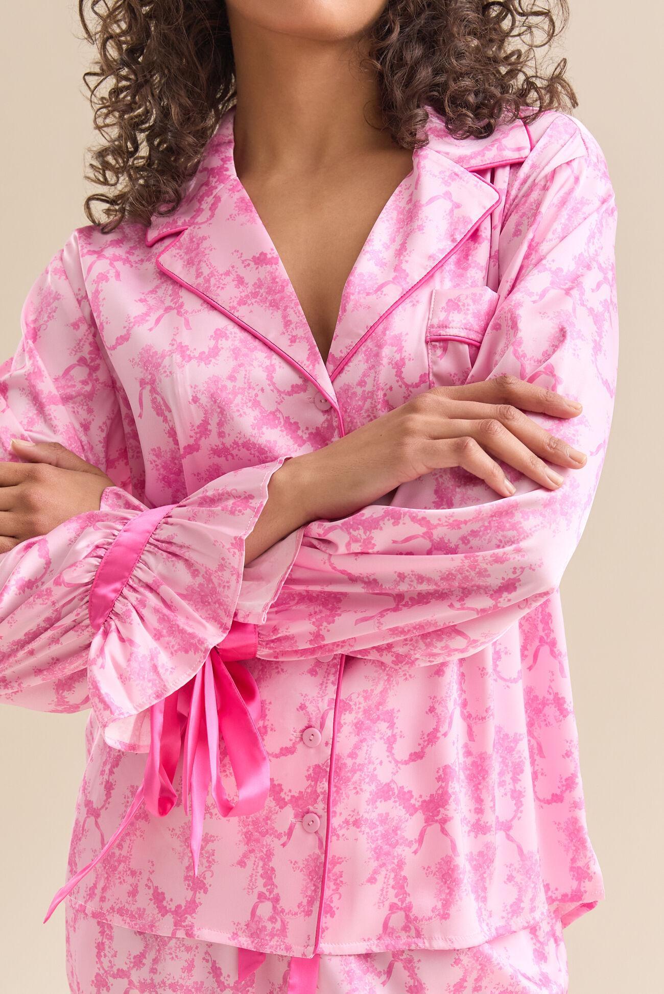 Lilly Satin Lounge Top Product Image