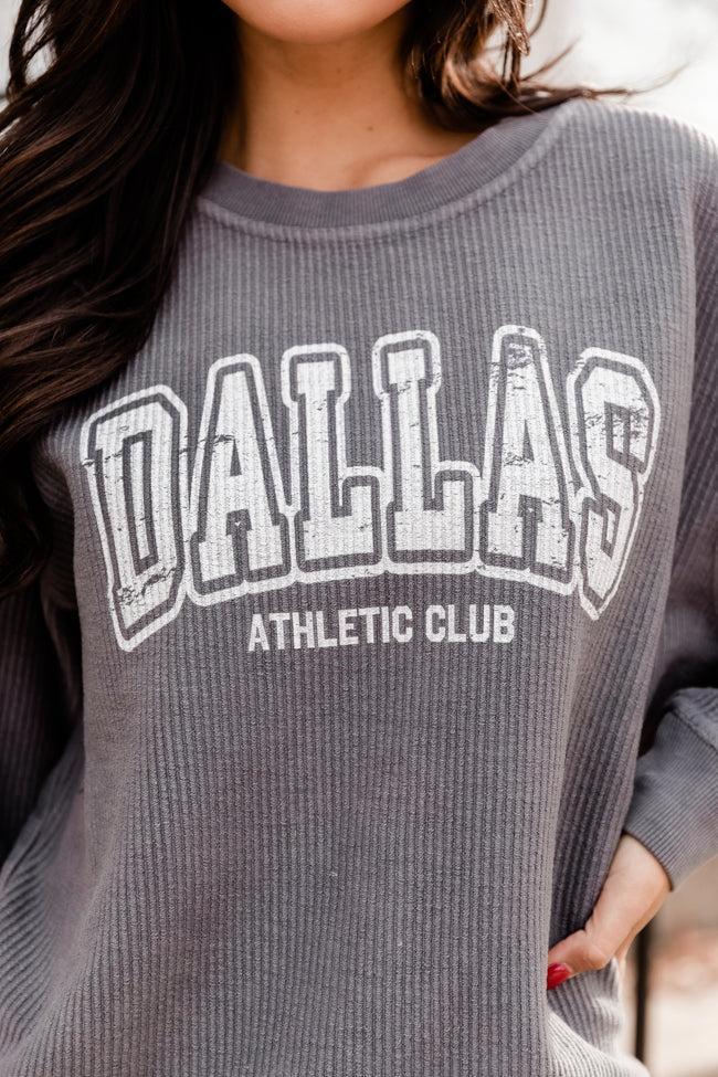 Dallas Athletic Club Charcoal Corded Graphic Sweatshirt Product Image