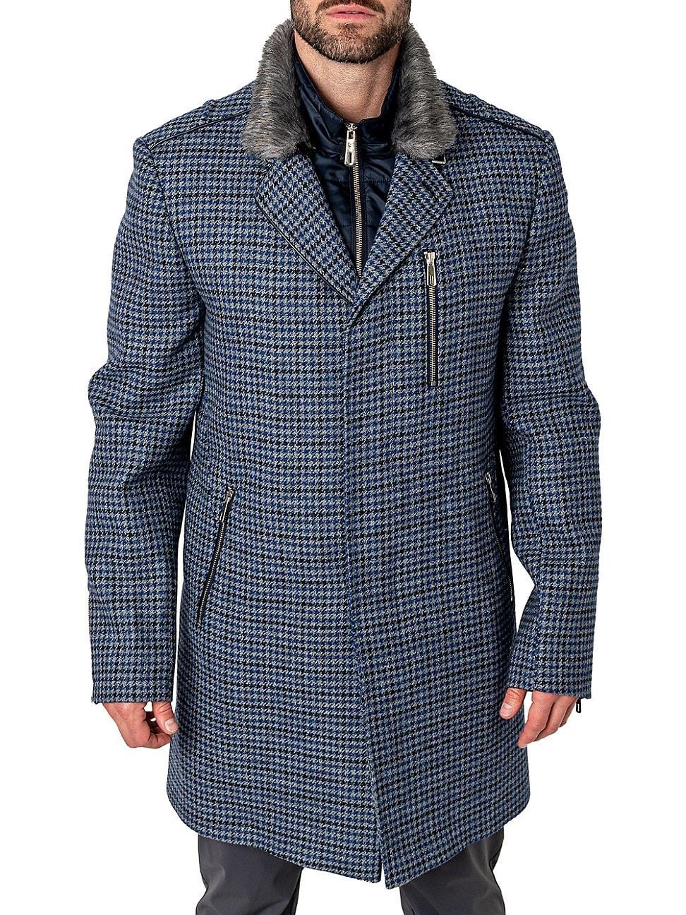 Maceoo Captain Houndstooth Peacoat with Bib Product Image