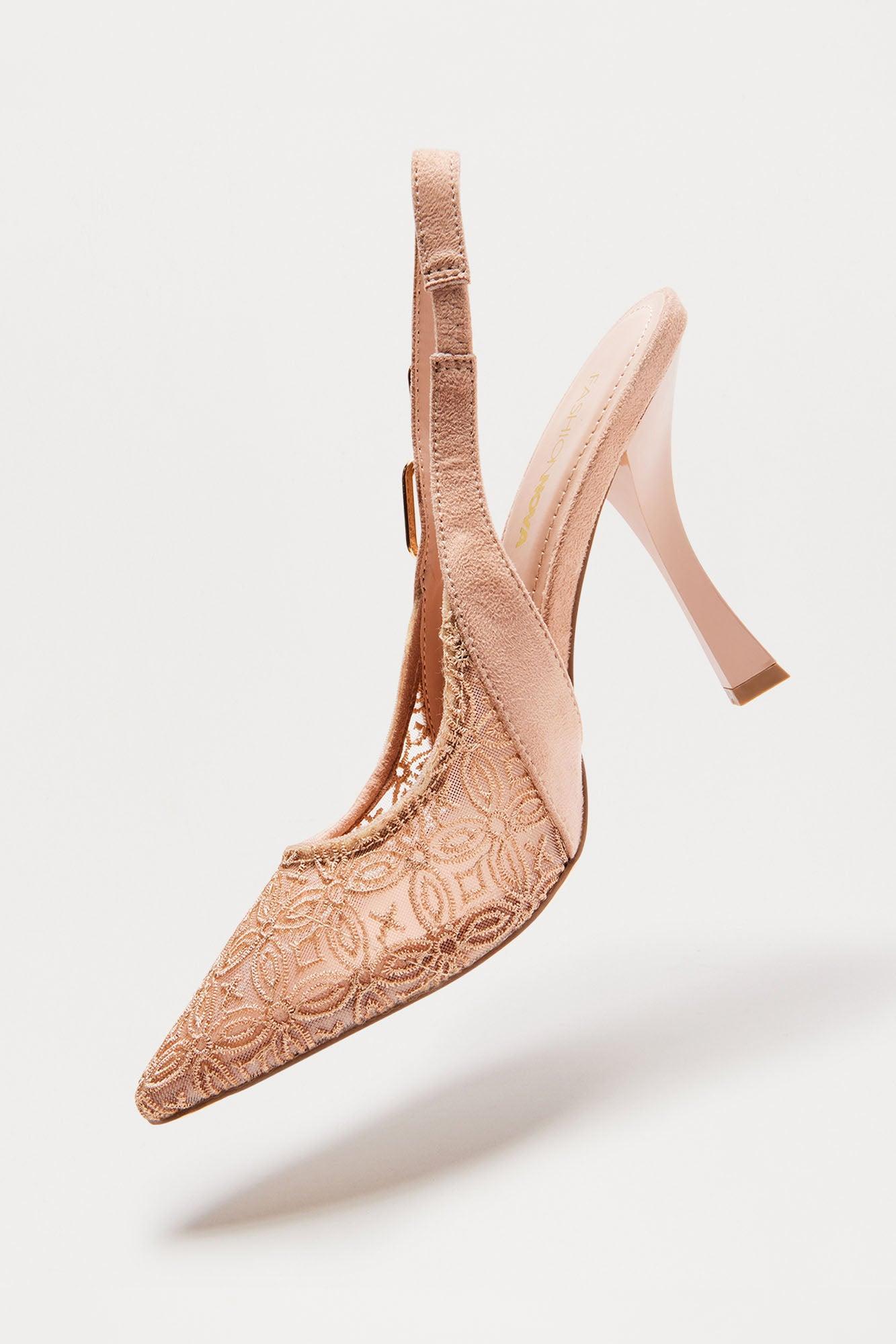 Elvera Slingback Pumps - Nude Product Image