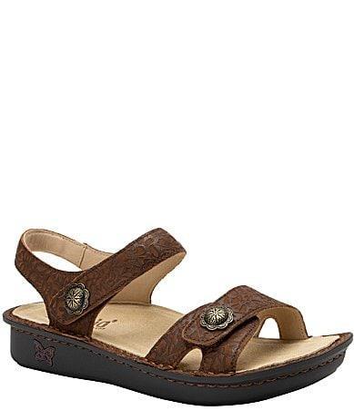 Alegria Vienna Delicut Embossed Leather Sandals Product Image