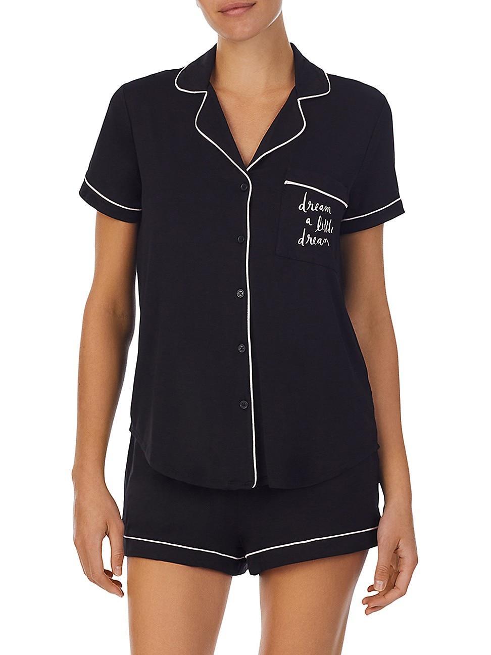 kate spade new york dream a little dream Jersey Knit Shorty Pajamas Product Image