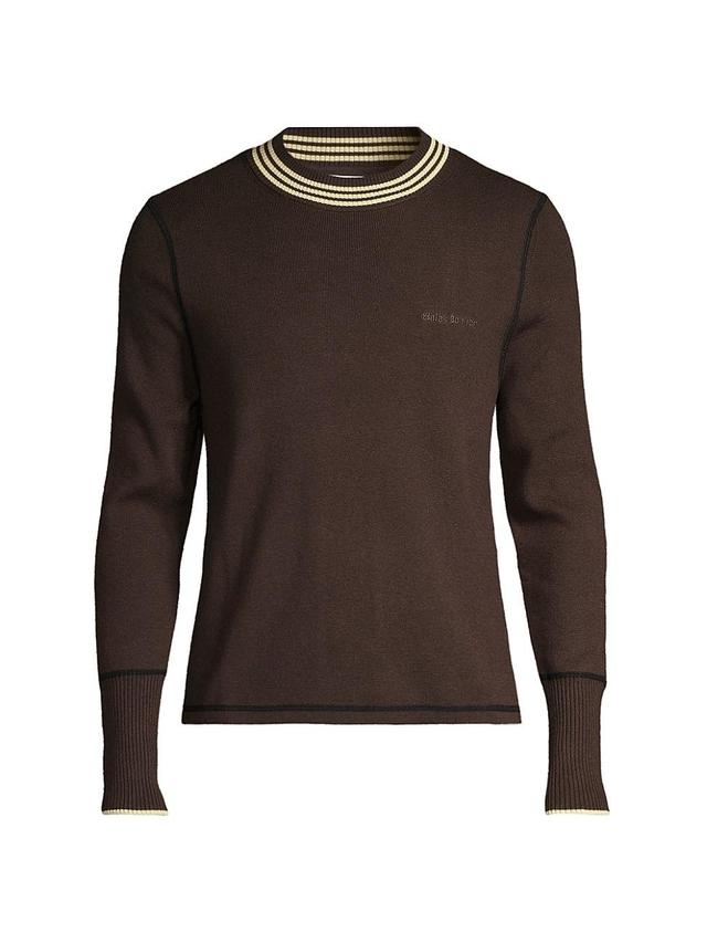 Mens Long-Sleeve Knit Top Product Image