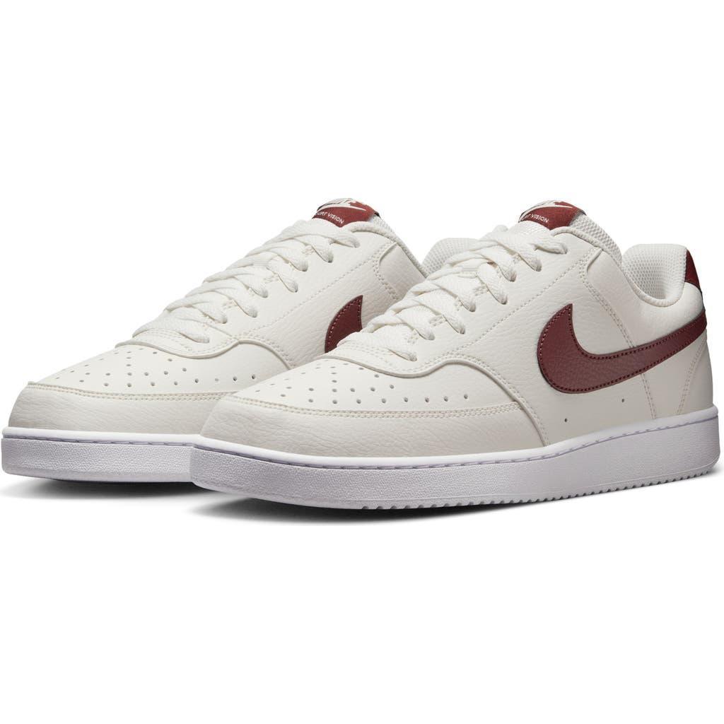 NIKE Men's Court Vision Low Shoes In White Product Image