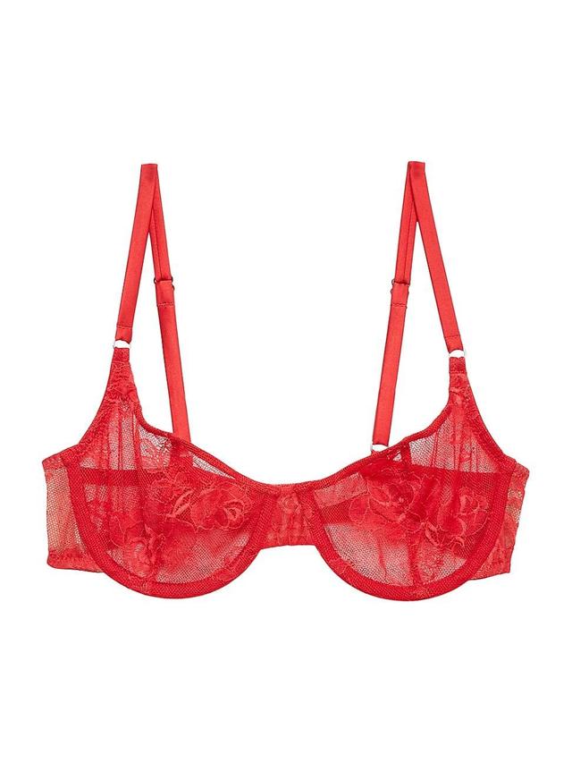 Womens Lace Balconette Bra Product Image