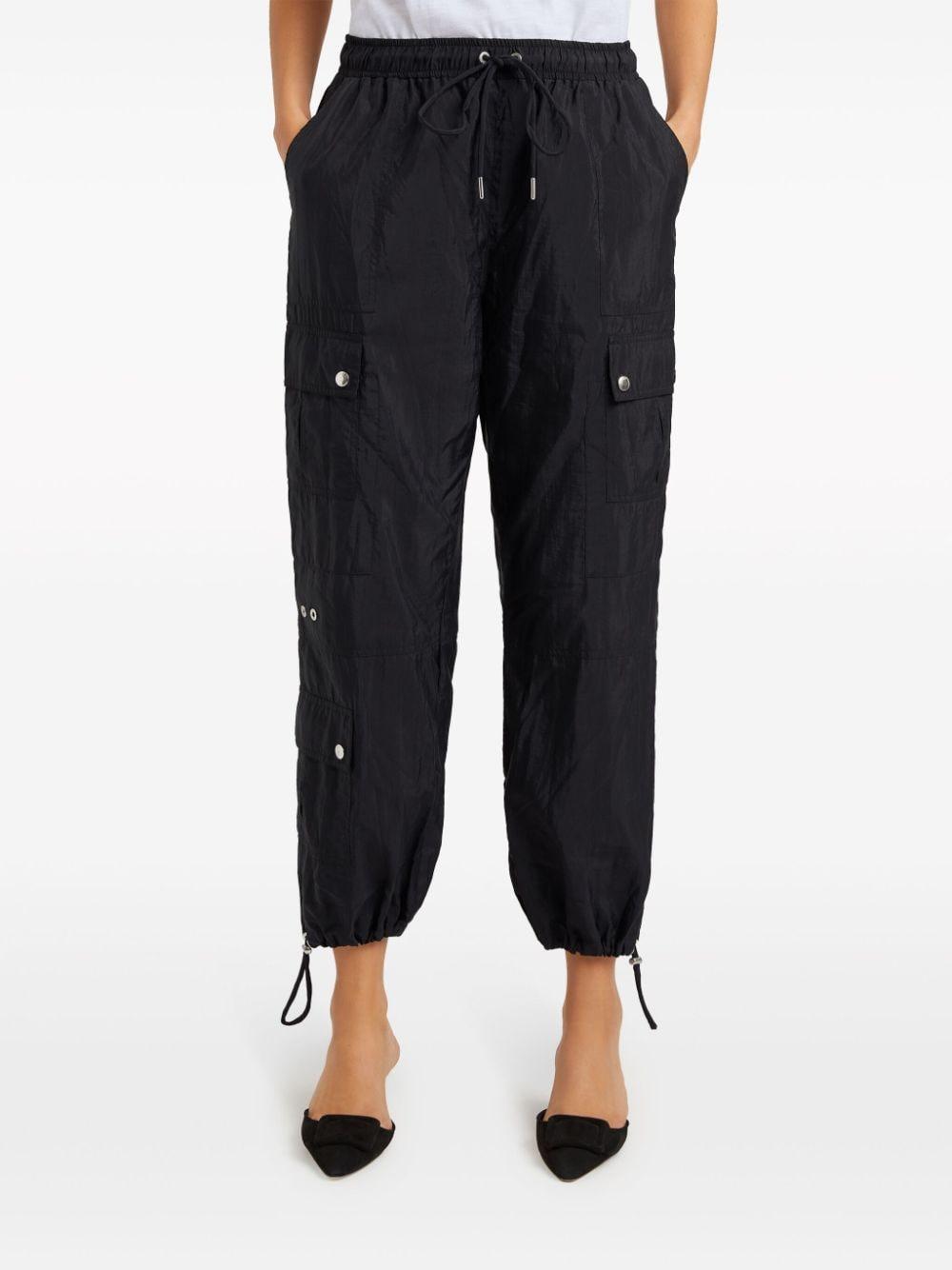 Nitsan Tie-cuff Cargo Pants In Black Product Image