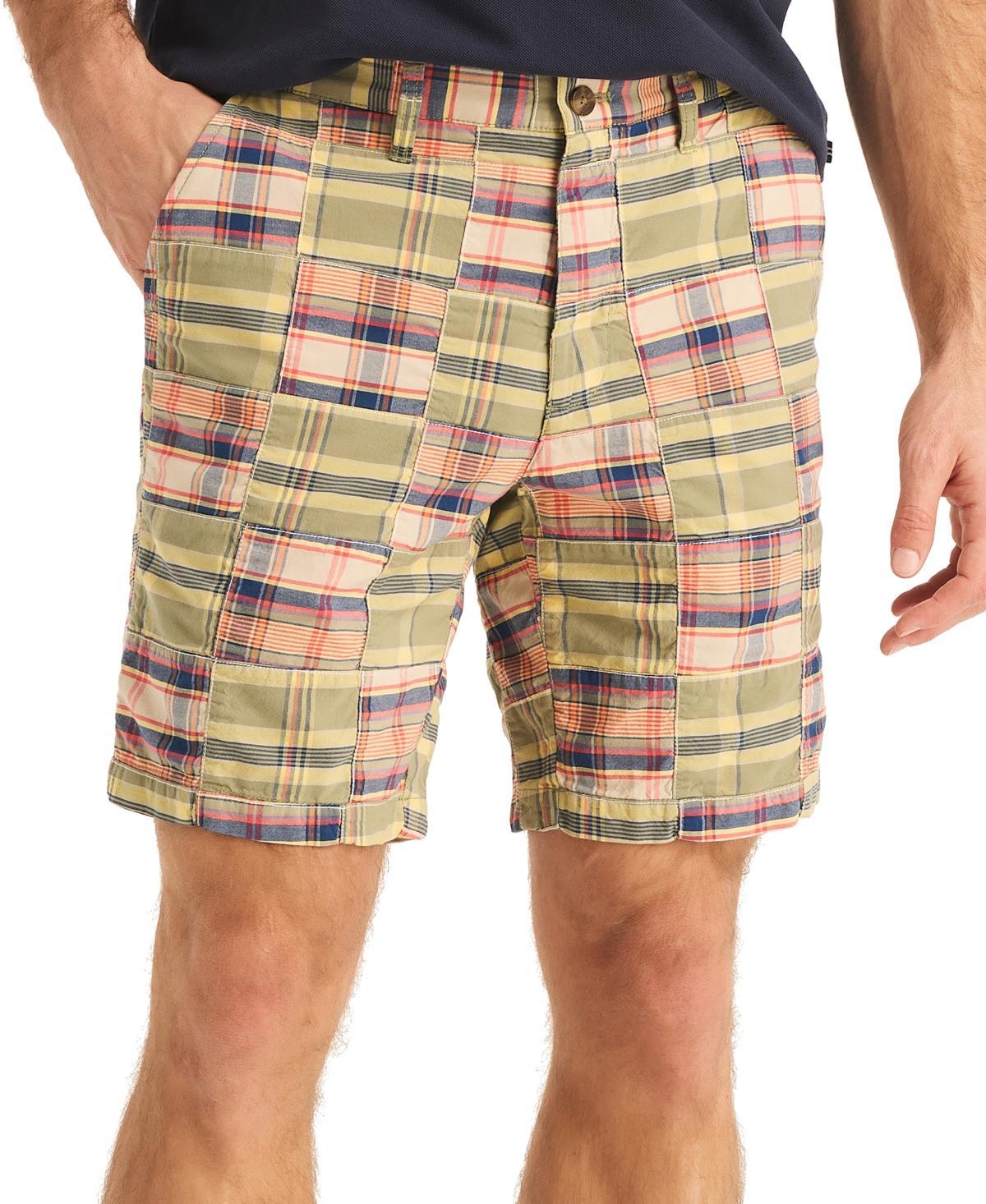 Nautica Mens Plaid Patchwork 8.5 Shorts Product Image