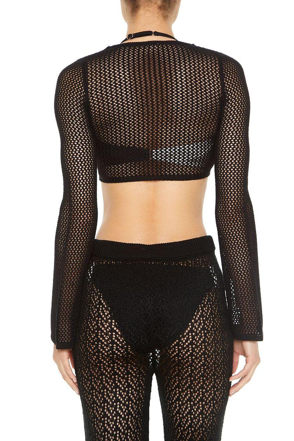 Crochet Swim Cover-Up Crop Top | Forever 21 Product Image