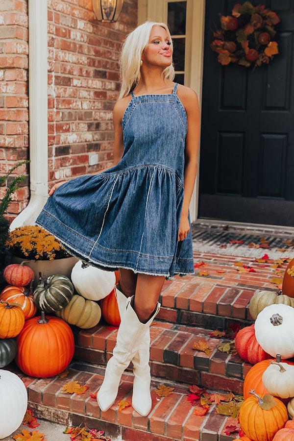 Always In Style Denim Mini Dress product image