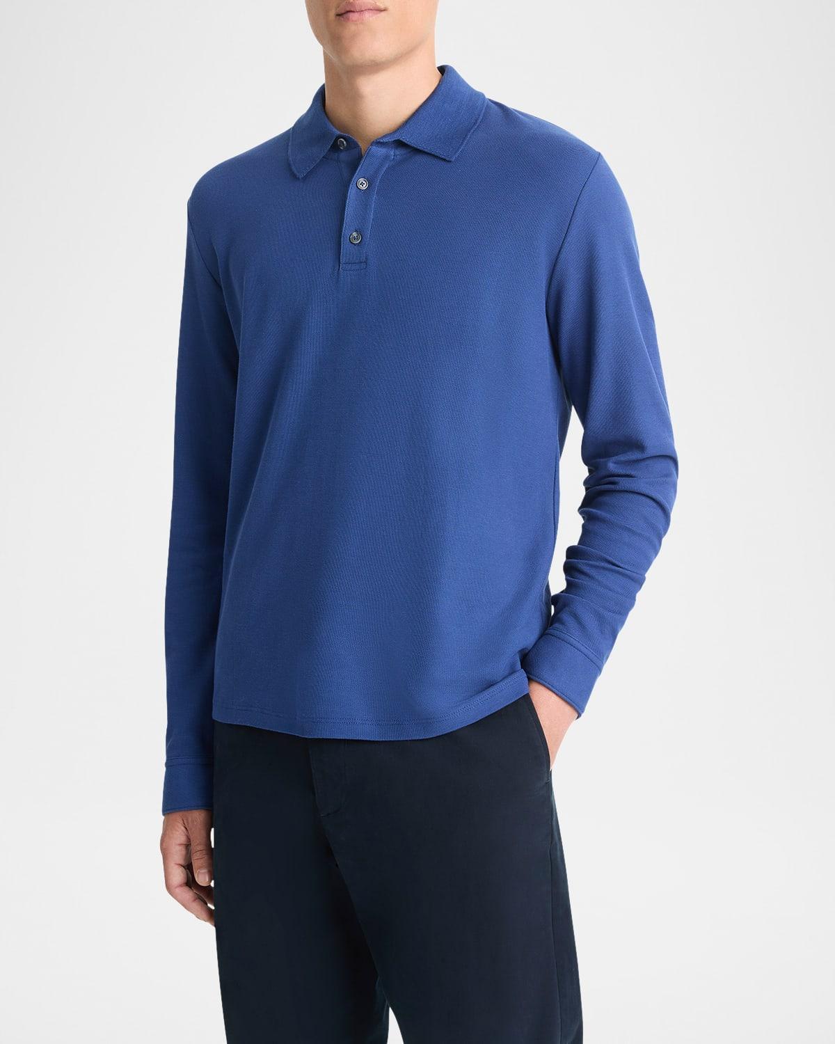 Mens Pima Pique Polo Shirt Product Image