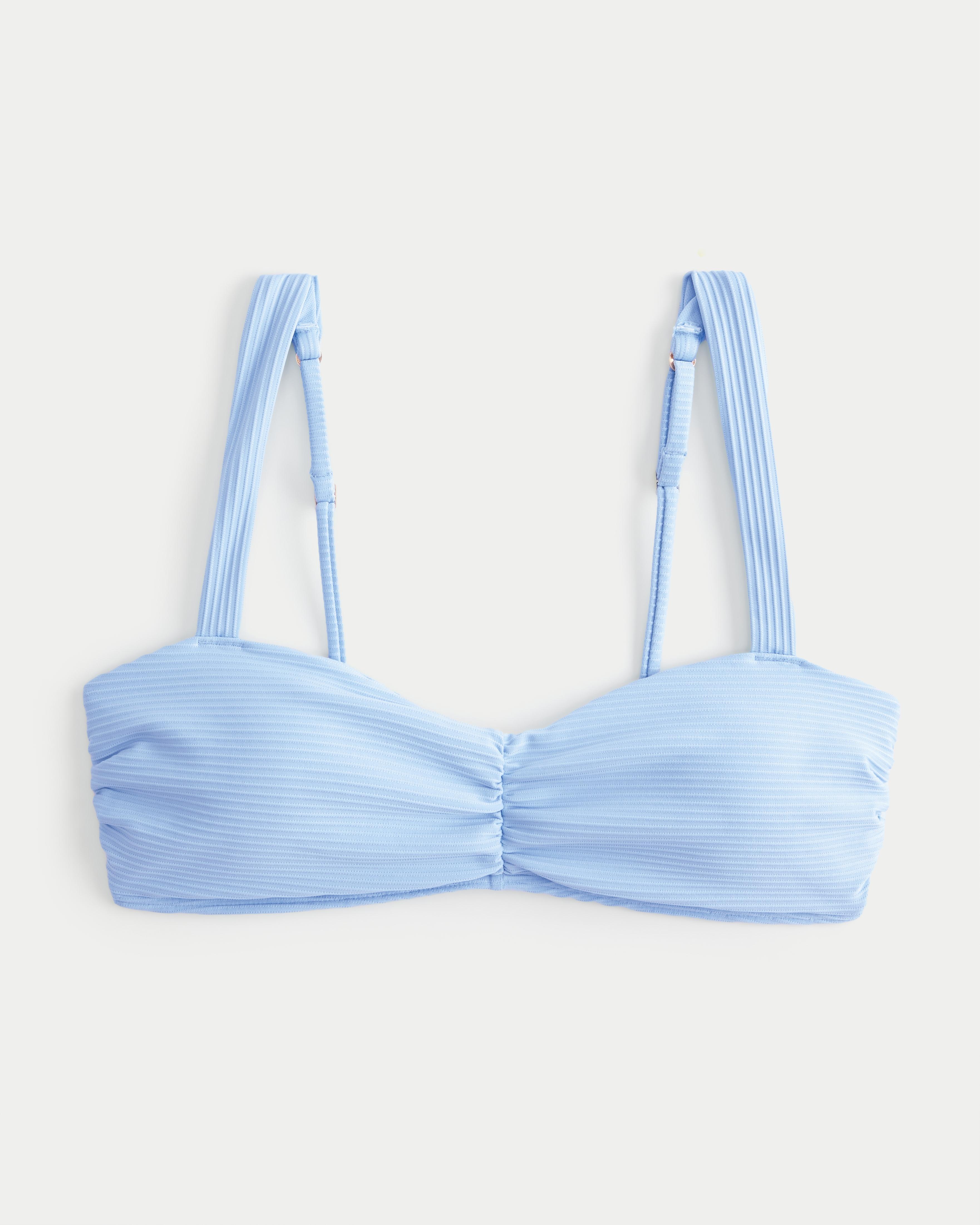 Ribbed Scoop Bikini Top Product Image