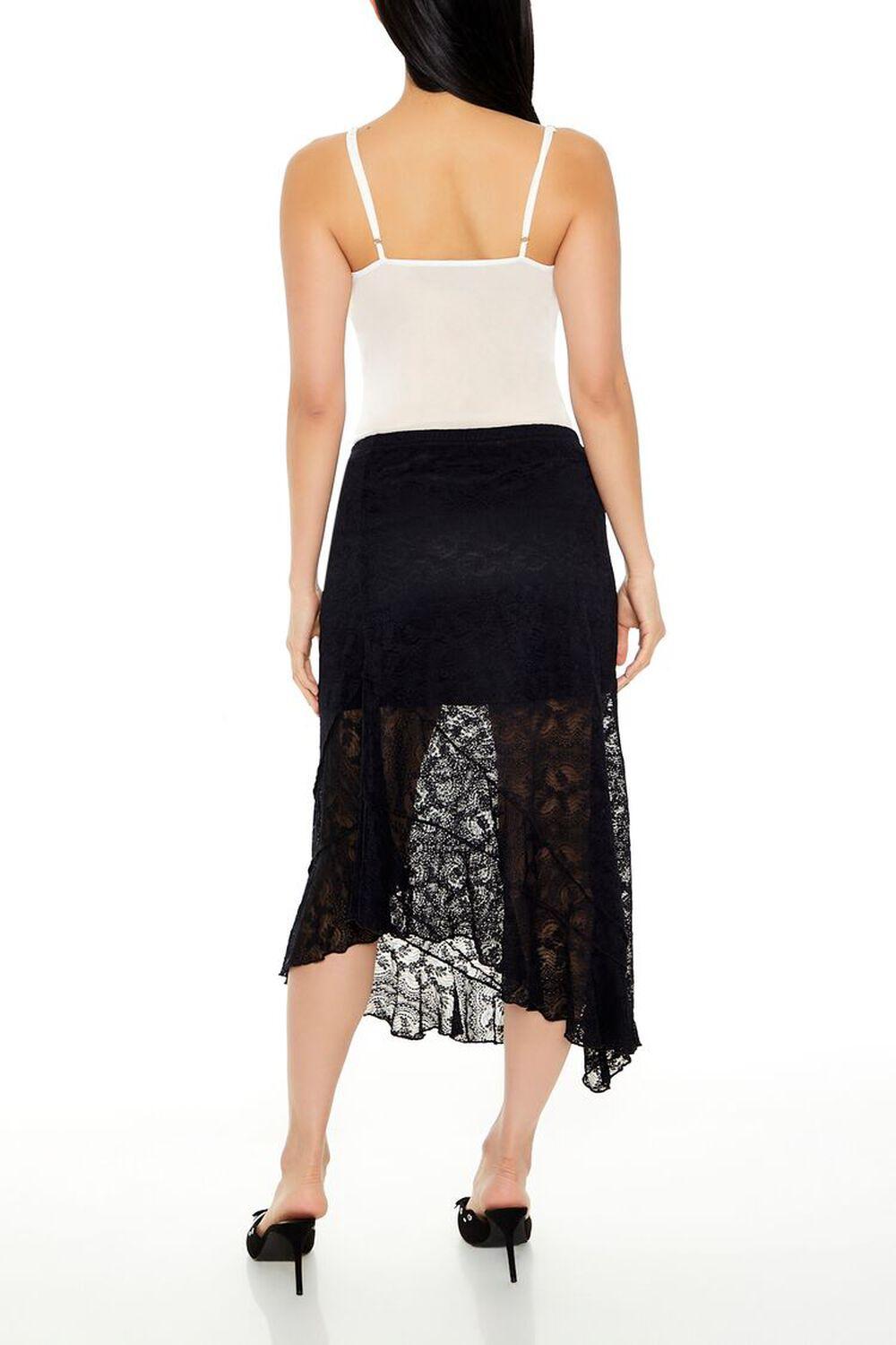 Lace Tulip-Hem Midi Skirt | Forever 21 Product Image