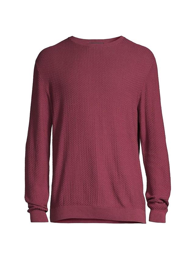 Mens COLLECTION Bubble Knit Crewneck Sweater Product Image