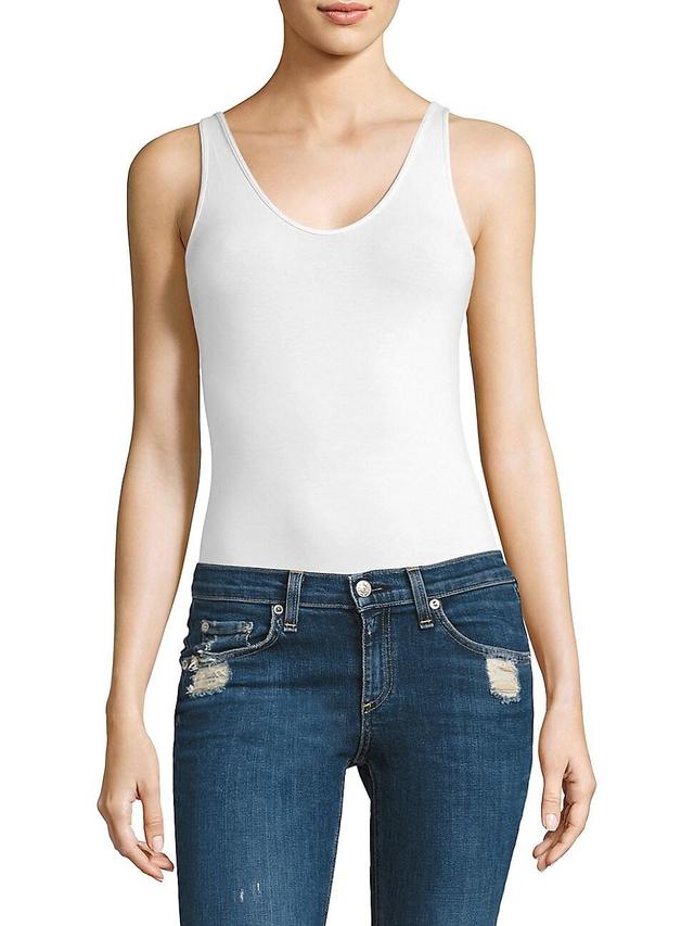 Womens V-Neck Tank Bodysuit Product Image