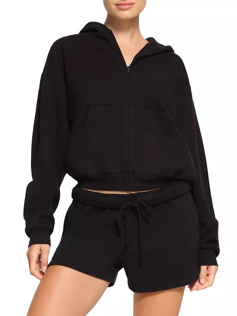 Cotton Fleece Classic Zip Up Hoodie Product Image