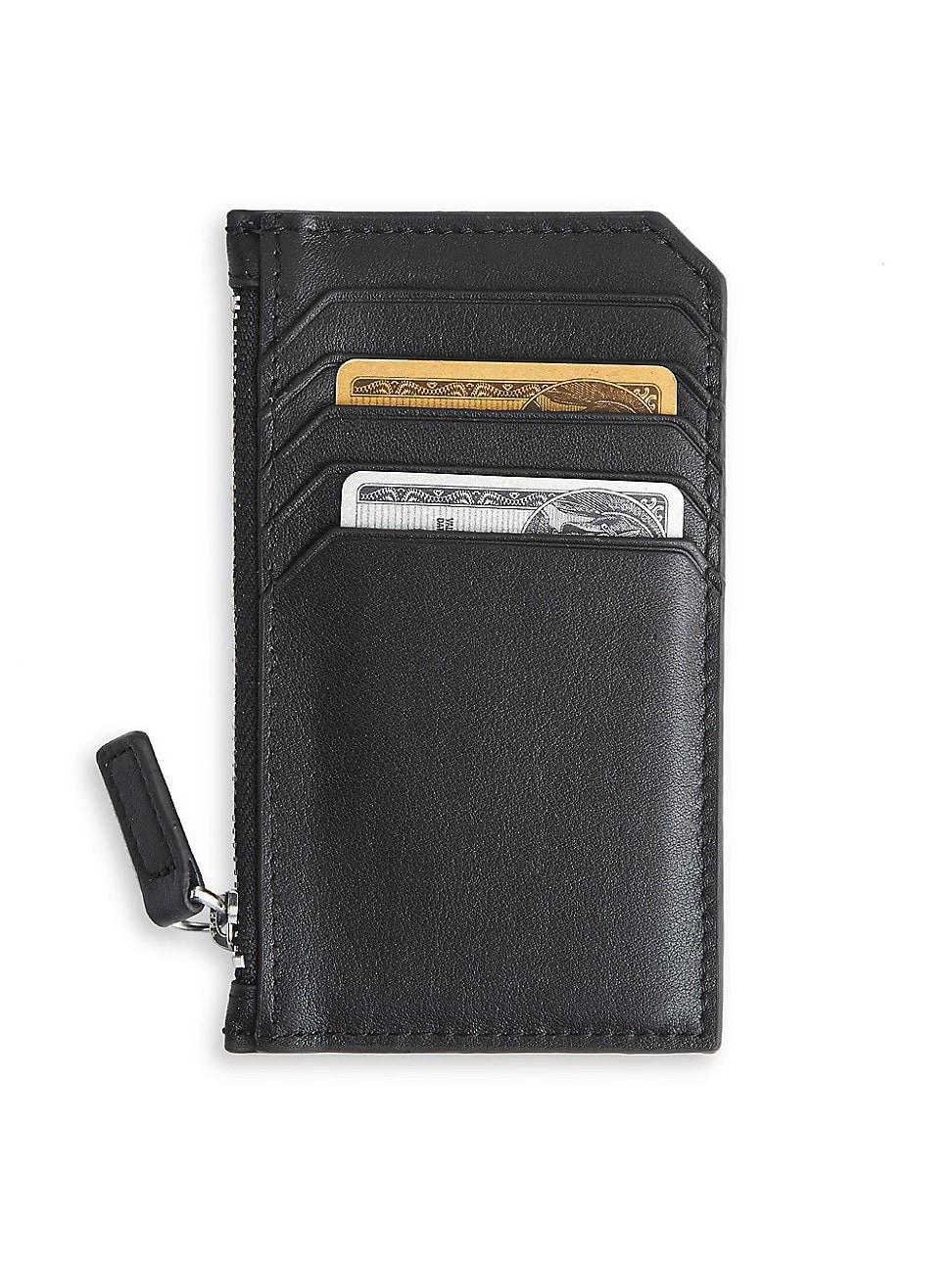 ROYCE New York Zip Leather Card Case Product Image