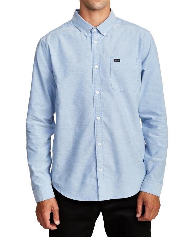 Rvca Mens Thatll Do Stretch Long Sleeve Woven Shirt Product Image