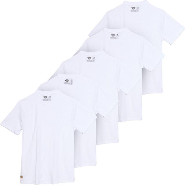 Dickies Cotton Undershirts - 5-Pack, Short Sleeve Product Image