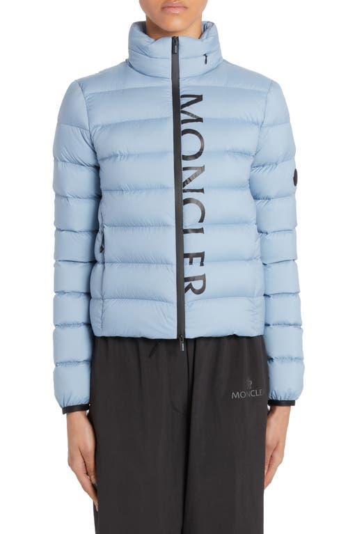 Moncler Cerces Logo Short Down Puffer Jacket Product Image