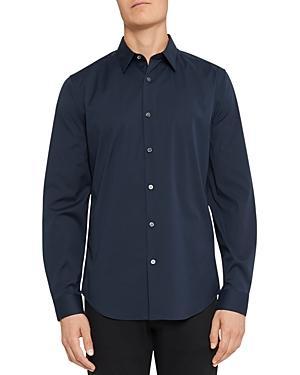 Mens Sylvain Wealth Poplin Long-Sleeve Shirt Product Image