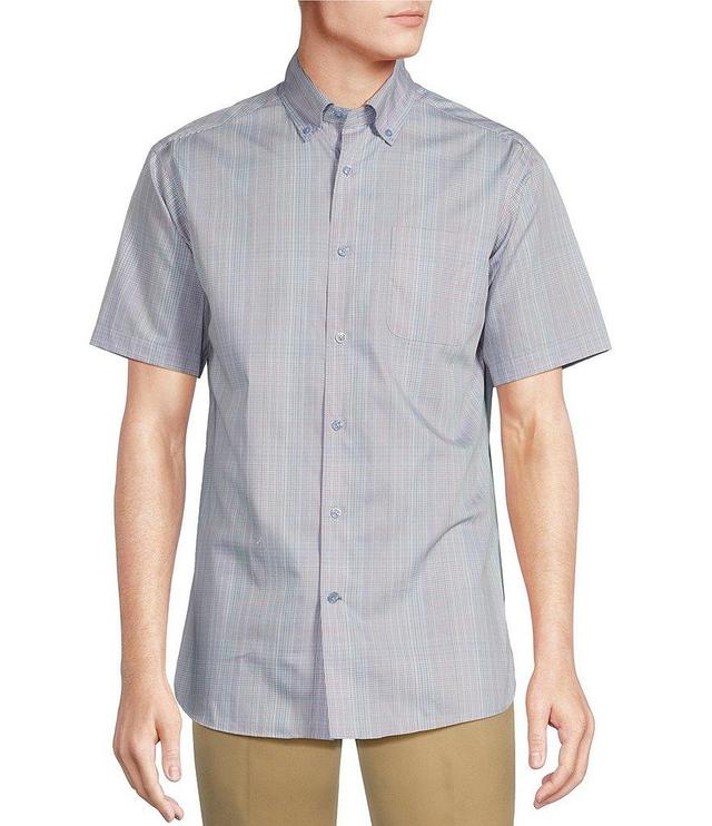 Daniel Cremieux Signature Label Plaid Poplin Short Sleeve Woven Shirt Product Image