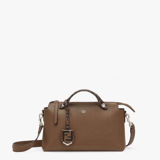 By The Way MediumBrown leather Boston bag Product Image