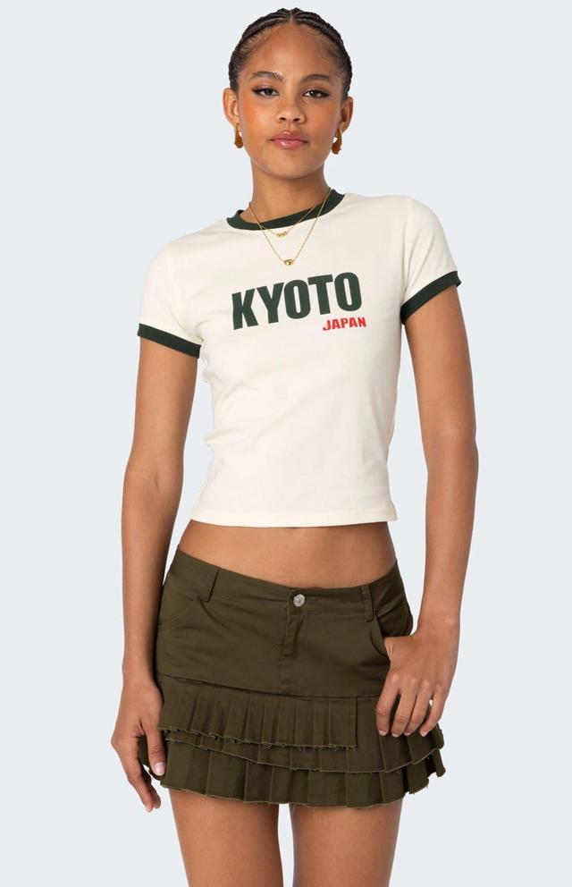 Edikted Women's Kyoto Contrast T-Shirt Product Image