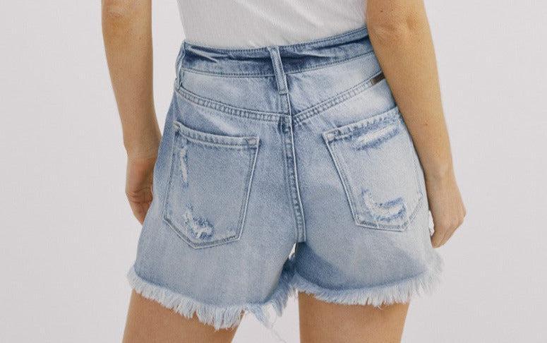 Daisy Mae Denim Shorts (3 1/2” inseam) Product Image