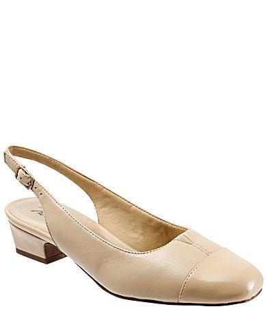 Trotters Dea Slingback Block Heel Pumps Product Image