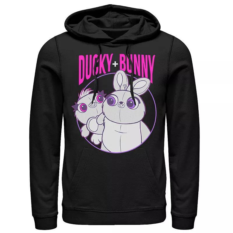 Disney / Pixars Toy Story 4 Ducky & Bunny Mens Circle Logo Pullover Hoodie Product Image