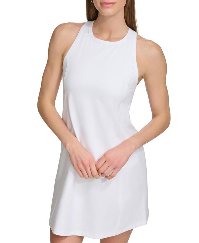 Dkny Sport Womens Racerback Sleeveless Tennis Dress Product Image