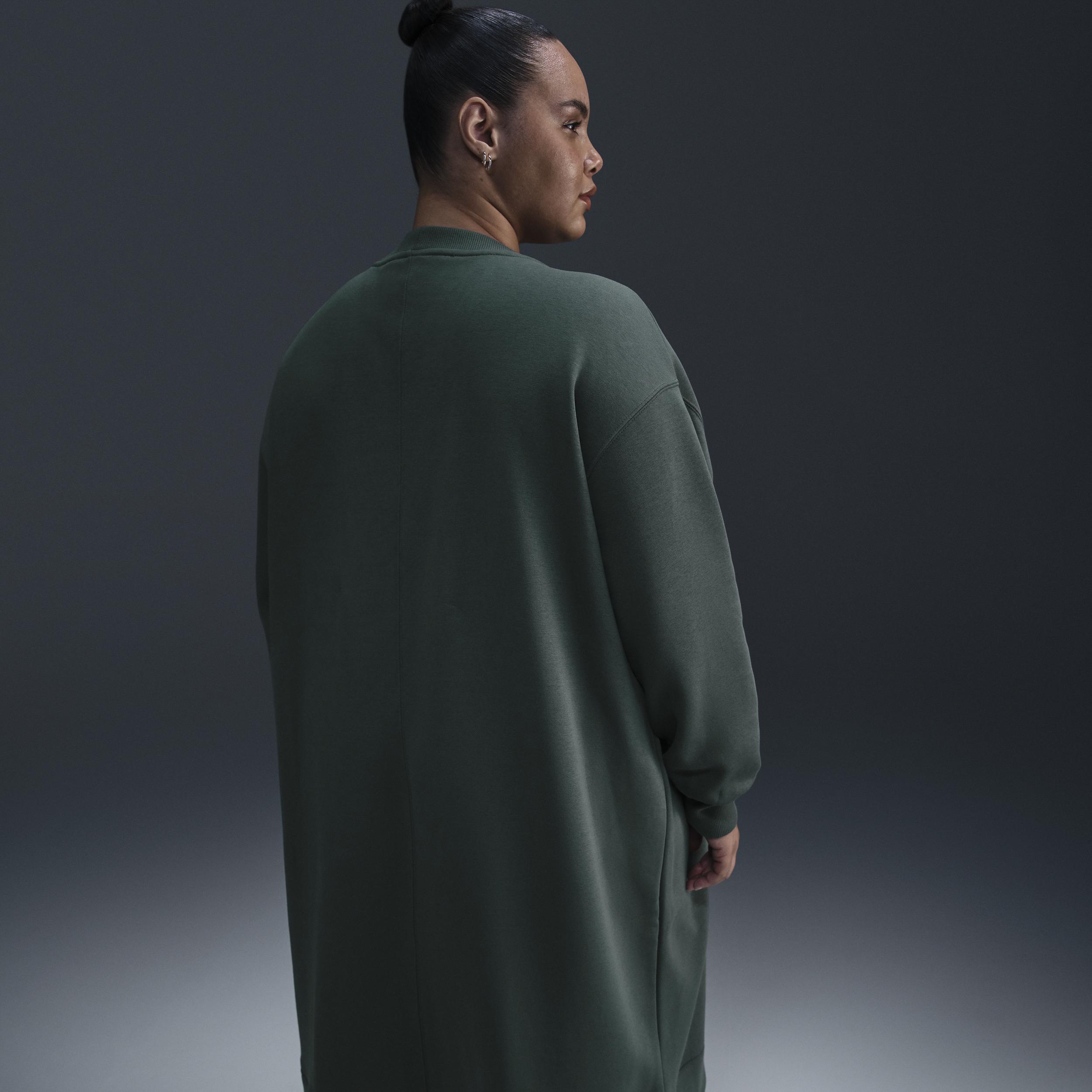 Women's Nike Sportswear Phoenix Fleece Oversized Long Cardigan (Plus Size) Product Image