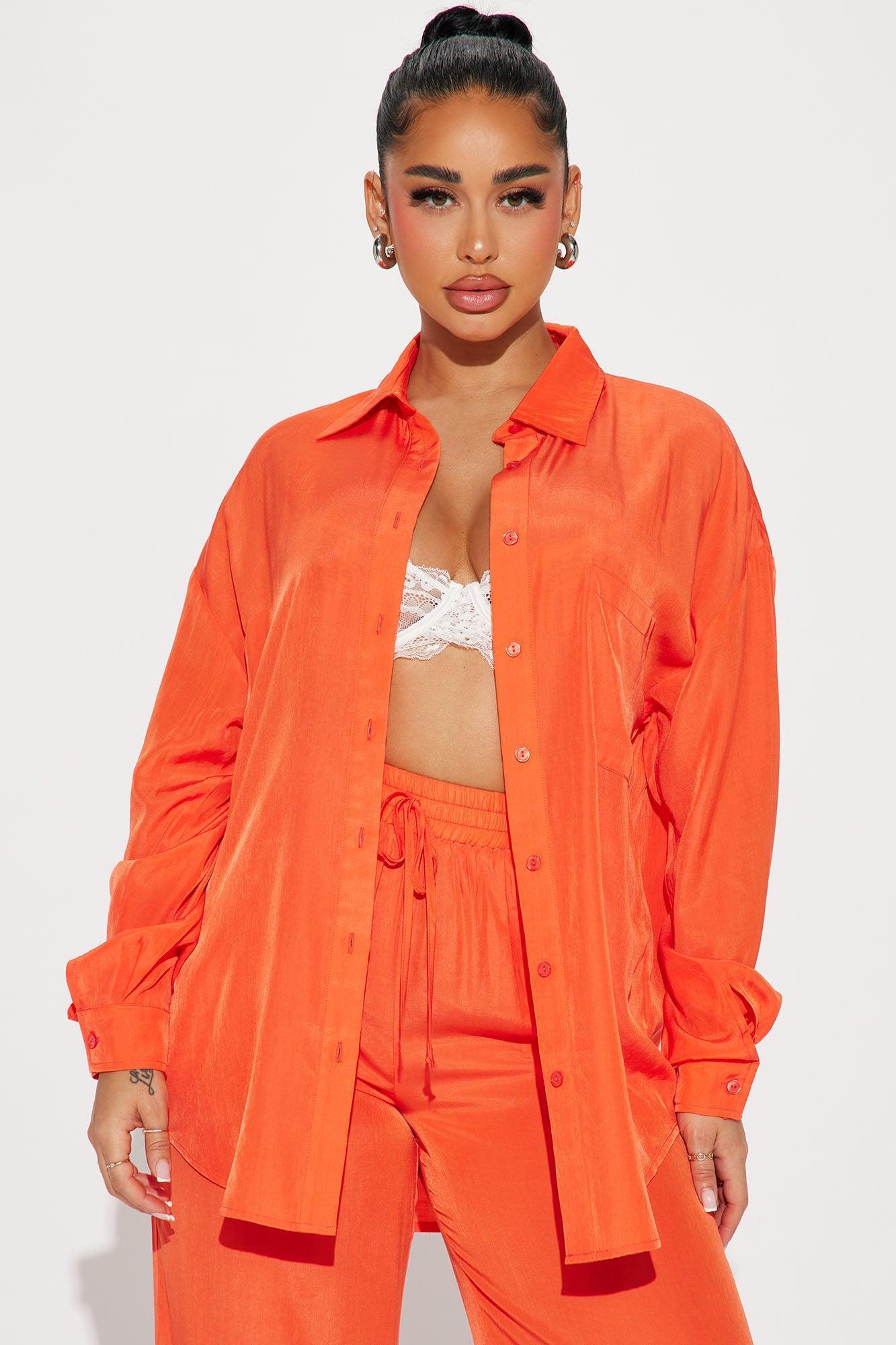 Long Weekend Pant Set - Orange Product Image