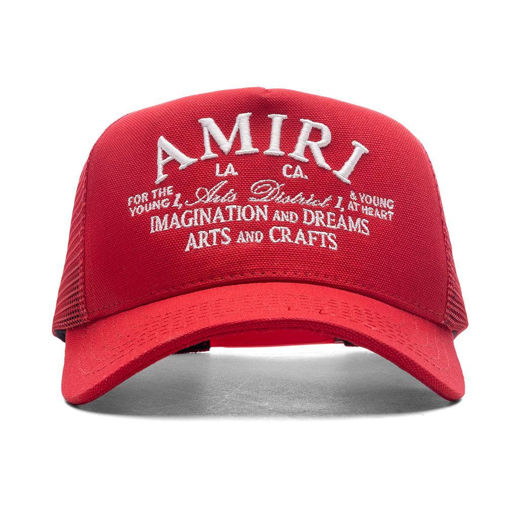 3 Star Trucker Hat - Red Male Product Image