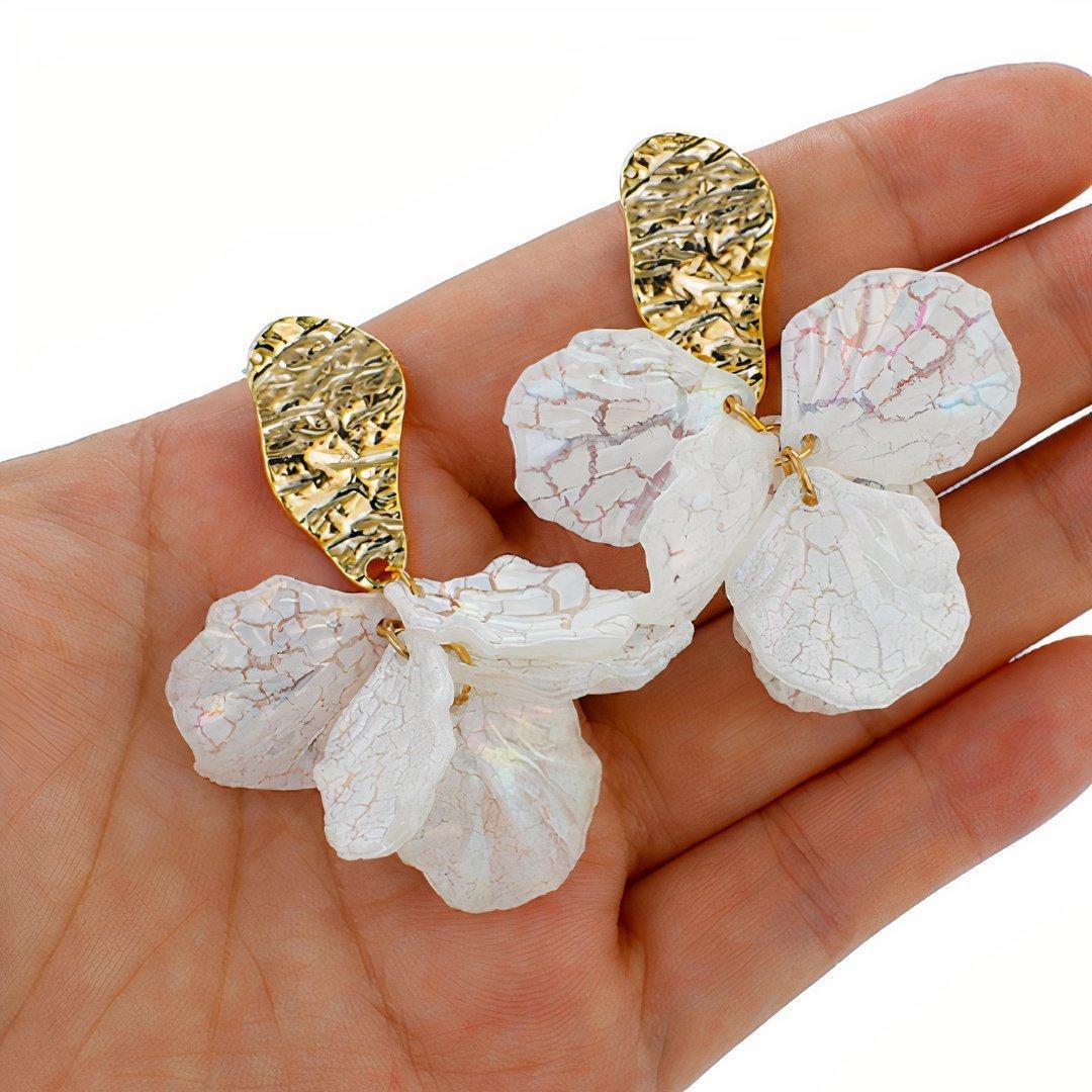 Layered Flower Earrings Product Image